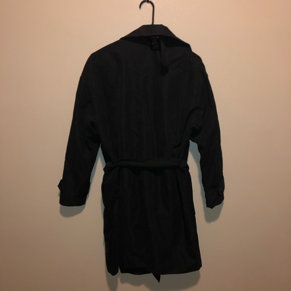 Samsoe Samsoe Black Kaya Trench Coat jacket - Picture 13 of 13